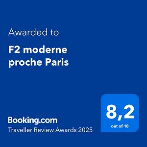 F2 Moderne Proche Paris Appartement